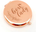 Customized Round Pocket Mirror Compact Mirror Portable Makeup Mirror Bridesmaid Wedding Party Favour Gift