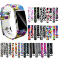 Silicone Watch Band for Fitbit Charge 2 Watch Strap Replacement Bracelet Printing Design Wristband Strap Accessories