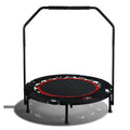 Outdoor Stainless Steel 40 Inch Round Trampoline for Fitness Exercise Foldable PVC Jumping Kids' Sports Equipment Home Use Parks