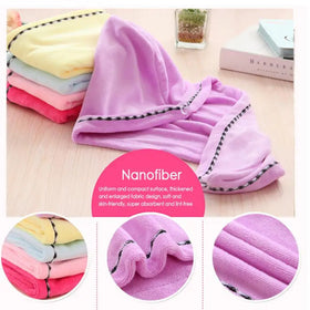 Aquis Microfiber Hair Towel Hair Drying Microfiber Towel Hair Turban Wraps Microfiber Towel