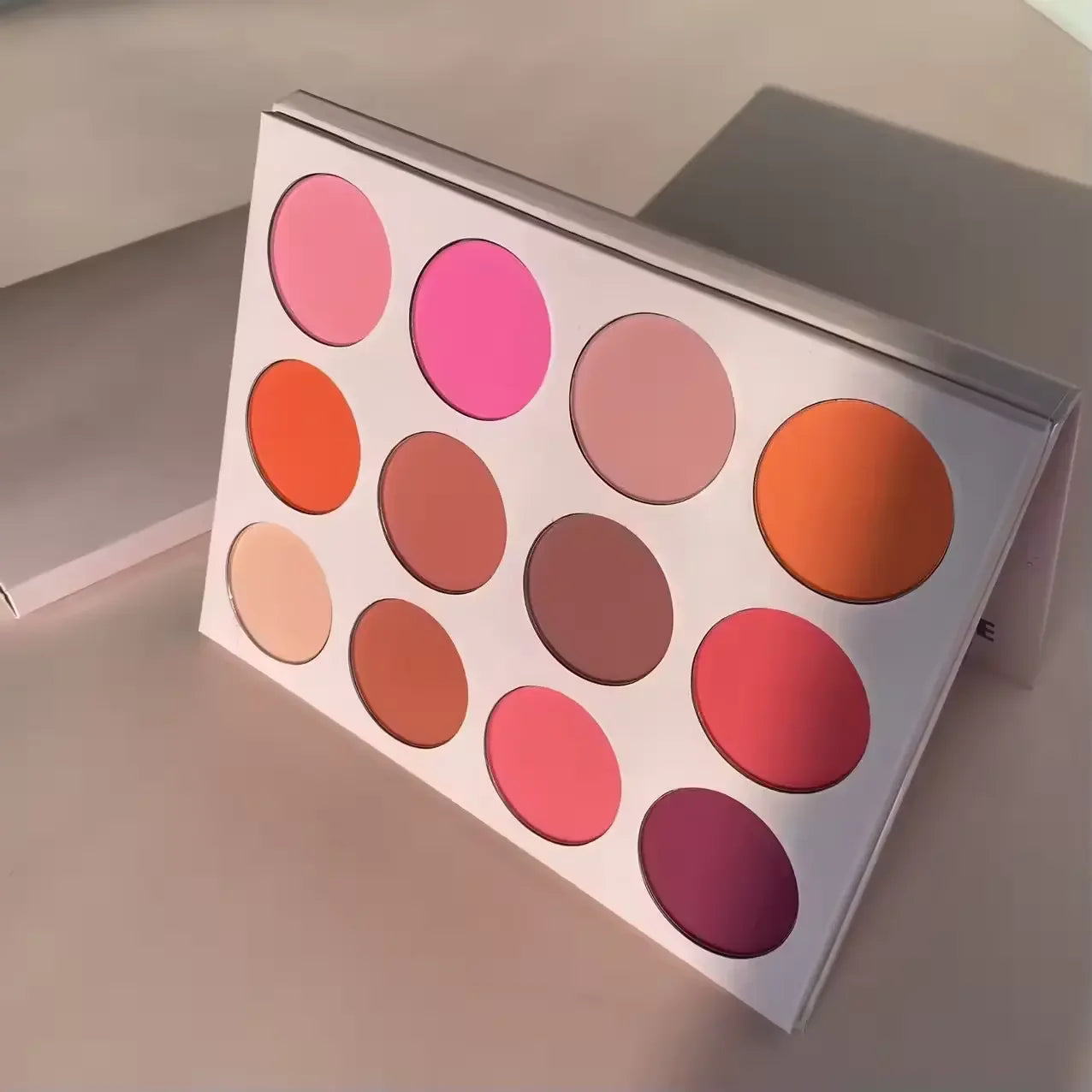 New Arrival Private Label Blusher Makeup Pallet 12 Colors Highlighter Blush Contour Palette