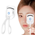 Long Lasting Naturally Electric Heated Eyelash Curler USB Rechargeable Silicone Rapid Heat False Lashes Curling