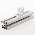China Manufacturer 6005 2 Hole L Shape Bracket for  40*40mm for Aluminum Profile t Slot 20 30 40 25 Slotted Bracket