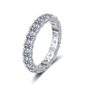 Wish Jewelry Fashion Jewelry Baguette Moissanite Ring S925 Sterling Silver Engagement Ring for Women