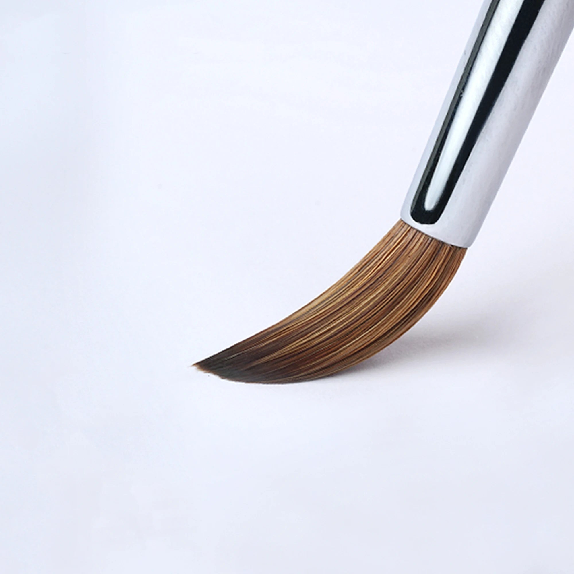 Custom Nail Art Tools Supplier Wood Six Angles UV GEL 100% Kolinsky Sable Hair Brushes Acrylic Nail Brush for Manicure Powder
