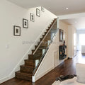 Reilbu Aluminium U Channel  Glass Railing System for the Stair Has Slope Platform Side