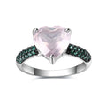 Abiding Shield Long Lasting Plating Tarnish Free Jewelry Gold Plated Gemstone Sterling Silver Ring