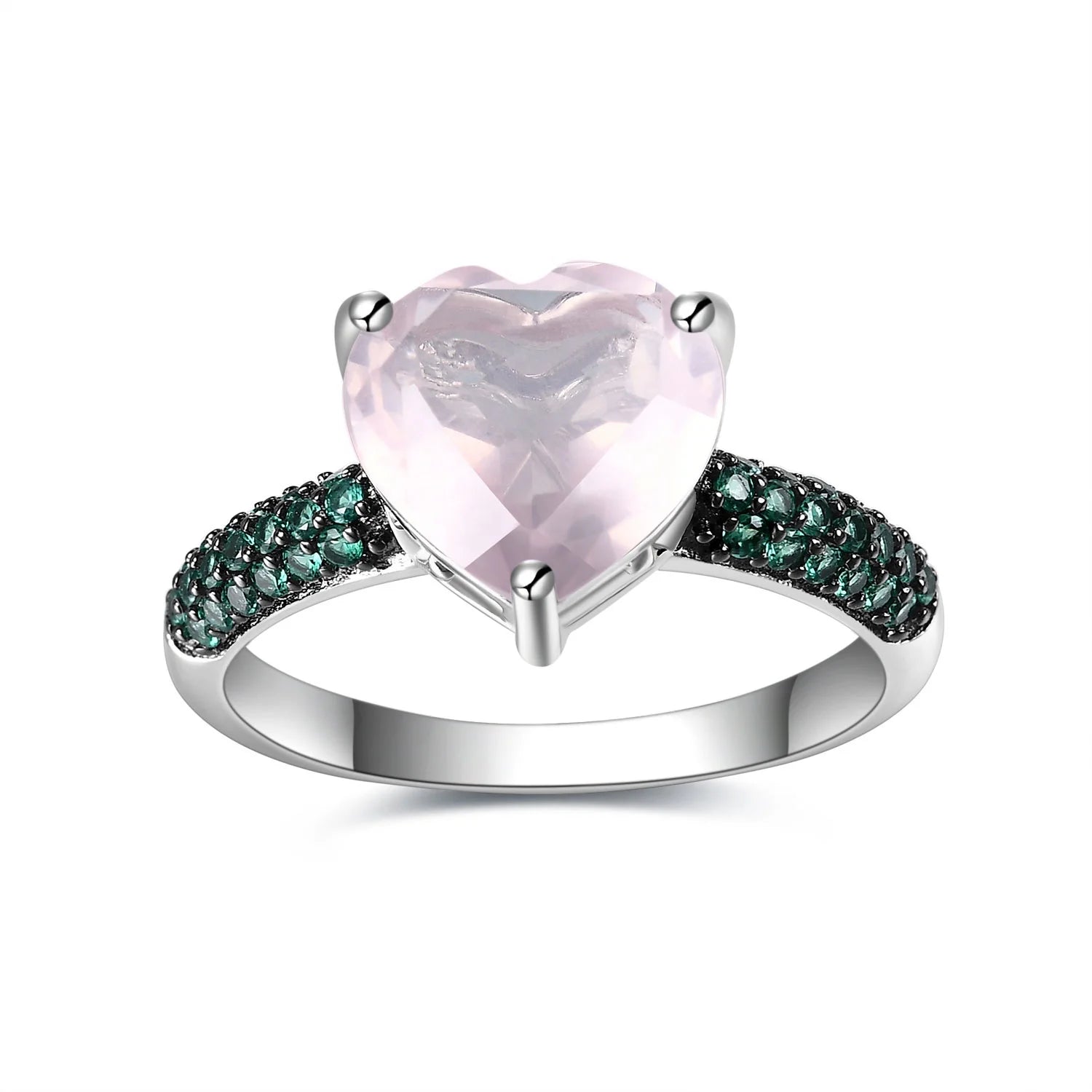 Abiding Shield Long Lasting Plating Tarnish Free Jewelry Gold Plated Gemstone Sterling Silver Ring