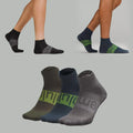 Men's Sports Socks Custom Logo Digital Printing Knitted Anti-slip Cotton Ankle Socks for Men and Women Low MOQ Body