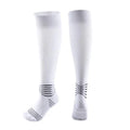 Summer for Man's Striped Crew Sports Stockings Custom Designer Knitted Cotton Grip Sock Football