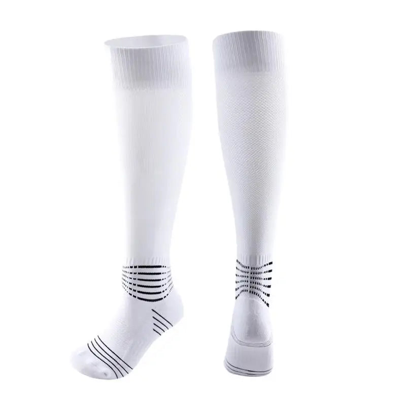 Summer for Man's Striped Crew Sports Stockings Custom Designer Knitted Cotton Grip Sock Football