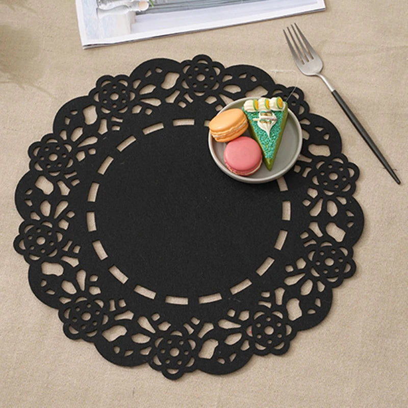 Cheap Modern Felt Cup Placemat Customized Irregular Shape Coasters for Drinks Protect Table and Bar Eco-Friendly