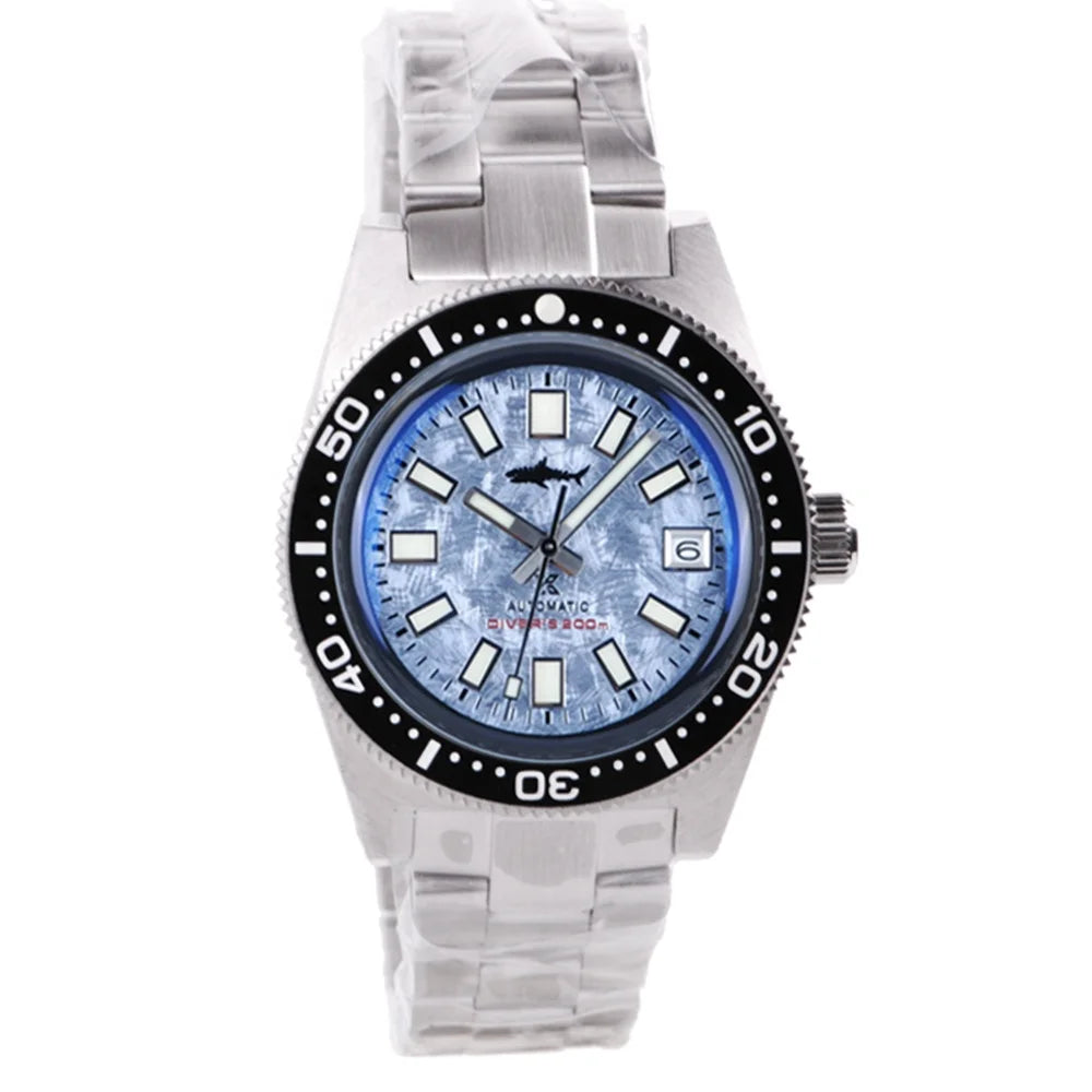 Free Fedex Shipment Latest Design Dome Glass 30atm C3 Japan Nh35 Movement 62mas Stainless Steel Dive Diver Watch for Sale