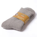 Angora Woolen Socks Manufacture Wholesale Winter Men's Extra Thickening Warm Plush Casual Customized Knitted Socks Women 85G