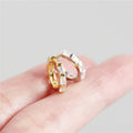 2025 Trendy Jewelry Fashion Earrings Gold Color 925 Sterling Silver Crystal Earrings MegaBDM