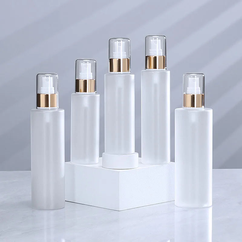 100ml/150ml/ Clear Scrub Advanced Fine Mist Spray Bottle Cosmetic Plastic Bottle