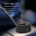 Aroma Car Diffuser Solar Charging Board Electric Battery Operated French Language 1-Year Warranty-Plastic Tabletop Installation