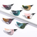Jacho Custom Women's Acetate Acrylic Bird Safety Brooch Pin Newest Fashion Hijab Suit Accessories Stylish Jewelry Brooches