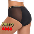 Eco Friendly Reusable Mesh Period Panties 88% Nylon Spandex High Waist Leakproof Underwear