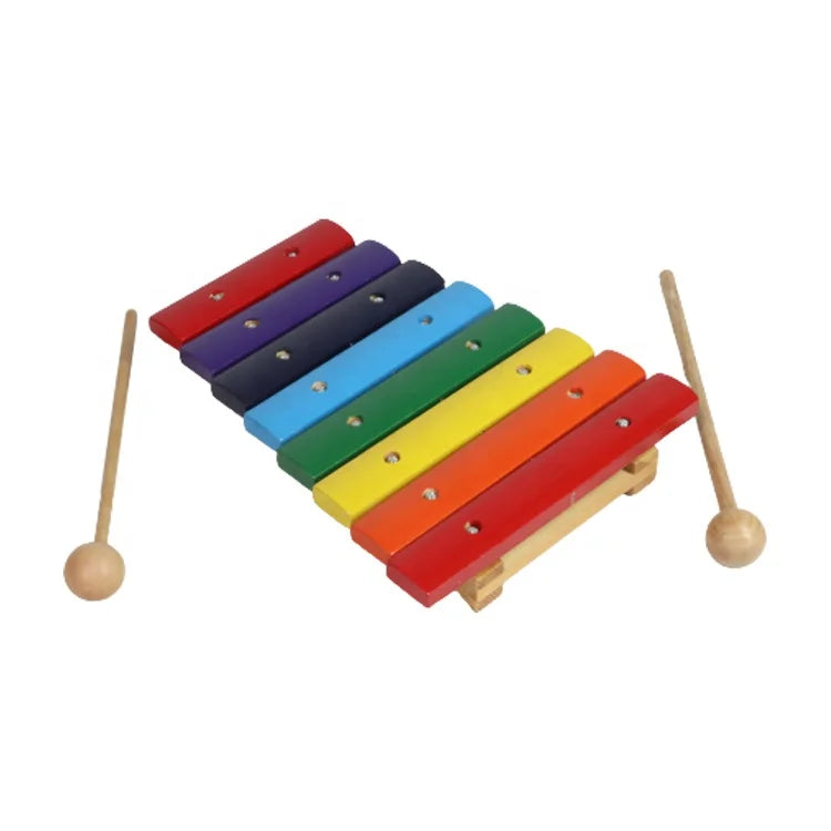 Orff Educational Wooden Xylophone Toy for Kids-Mini Size with 15 Scales