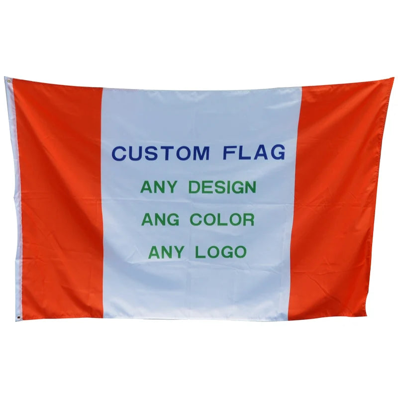 Factory Supply Free Design Logo Personalized Banner 3x5 Customized Advertising Digital Printed 3x5Ft Custom Flags Blank Flags