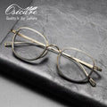 High Quality Vintage Titanium Vogue Eye Glasses Fram Y2k Lunettes Lenses Optics Luxury Eyeglasses Black Optical Spectacle Frame MegaBDM