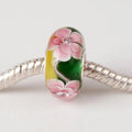 Wholesale Jiagelin Customizing Charms Handmade Metal 15mm Large Hole Murano Lampwork Glass Bead Third Party Certified for