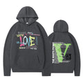 Wholesale New Design Custom Printing Winter Letter Men's Oversize Fleece Hoodies Drawstring Cut Sew Polyester Pullover Hoodie