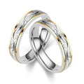 Fashion Titanium Steel Couple Ring Non Fade Simple Versatile Ring Advanced Design Sense for Lovers Couple Ring Wholesale