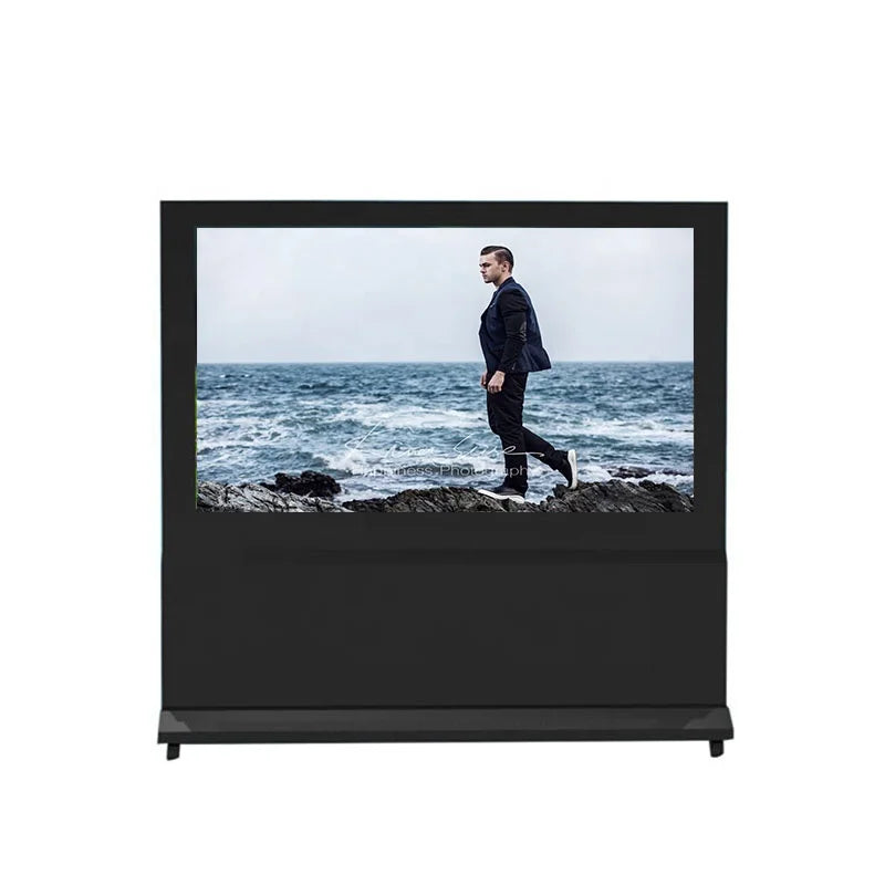 55 Inch High Brightness (2500cd/m) Outdoor IP65 TV Waterproof Touch Kiosk Digital Signage Floor Stand Advertising LCD Display