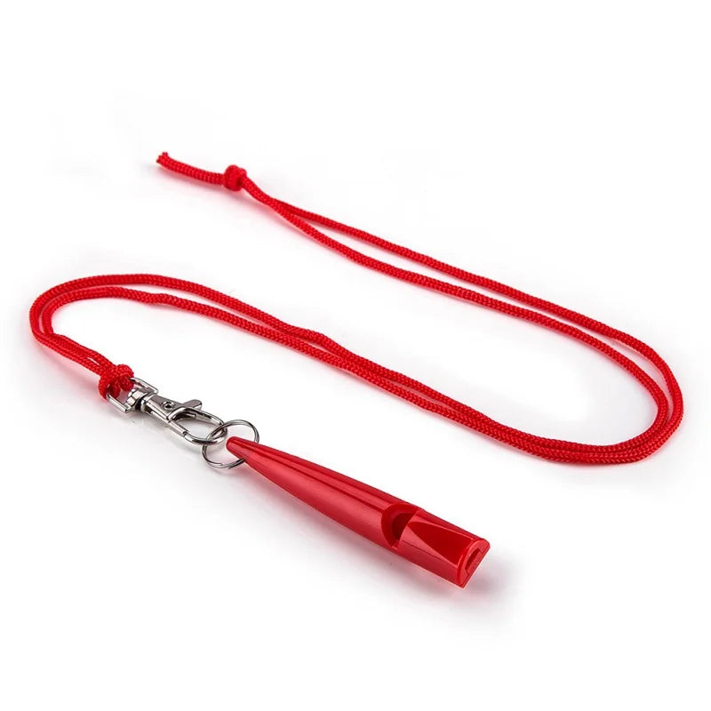 2025 Plastic Dog Training Whistle with Lanyard for Obedience and Stop Barking Agility Training