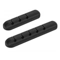 Best Sell 3pcs TPR Desk Clip Set Multi-Purpose Data Clips Cable Holder Cord Organizer Customized Color 6*3CM