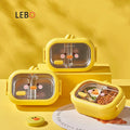 Wholesale Unique Kid Cute Cartoon Pattern Students Stainless Steel Small Tiffin Bento Lunch Box Microwave Safe 950ml for Girls