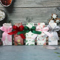 Wedding Candy Box Food Chocolate Packaging Paper Gift Box with Ribbon for Baby Shower Birthday Bridal Shower Decor HS1202