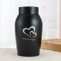 Custom Pattern and Letter Laser Engraving Funeral Large Urn for Dogs Cat Ashes Stainless Steel Urn Dog Memorial Gifts