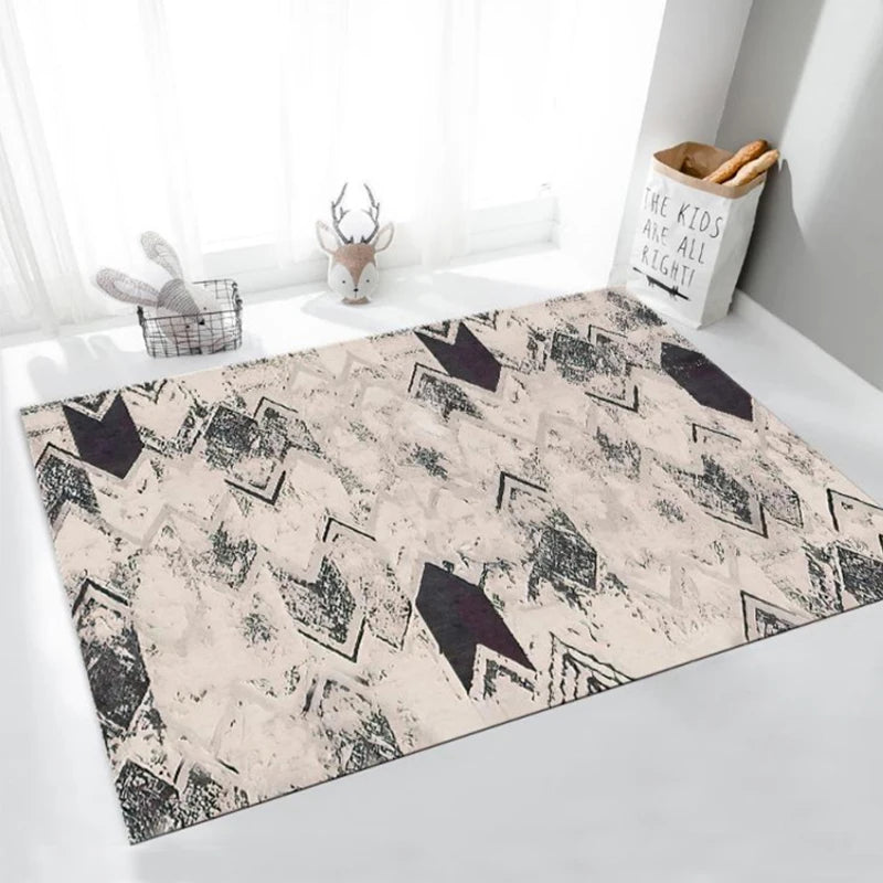 Custom Modern Tufted Bedroom Shaggy Rug Anti Slip Orienta