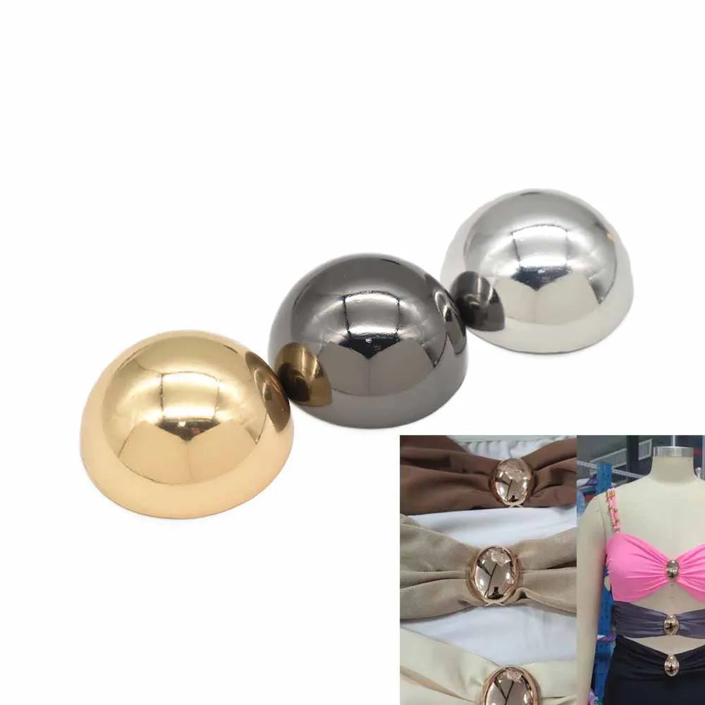 New Fashion Bikini Connector Round Ball Adjust Ring  Swimwear Accessories for Luxury  Swimsuit