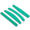 Custom Logo Green Sandpaper Nail File Diamond Half Moon Emery Board Nail Files 100/180
