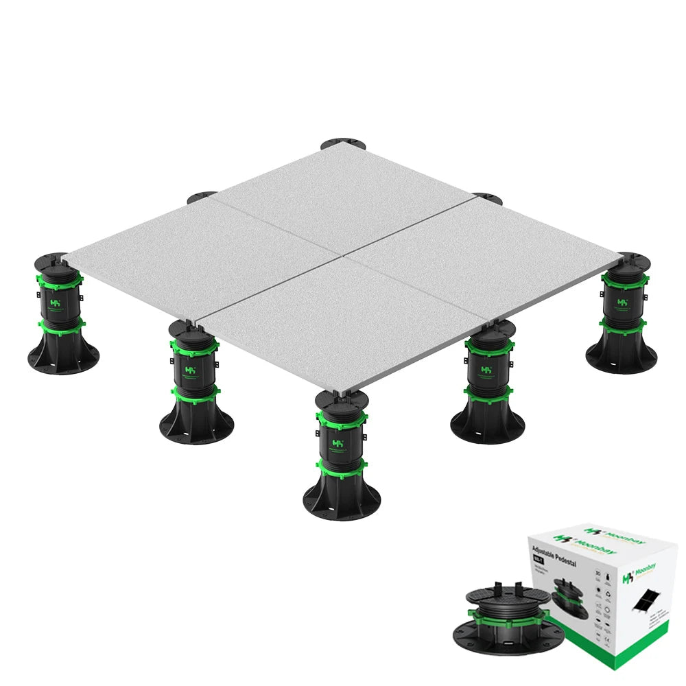 Adjustable Base Height Outdoor Plastic Decking Pedestal for Terrace Building Material Other Flooring Tile Floor