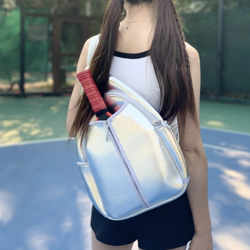 Trendy Women Outdoor Sports Racket Tennis Racquet Bags Crossbody Shoulder Pickleball Bag Pickleball Backpack for Men and Women