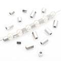 New Fashion Hexagonal Bead Block Stainless Steel Perforated Necklace Bracelet Bead for DIY Jewelry Making Plated Findings