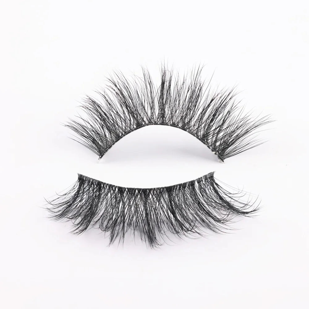 Wholesale 100 Hand Made Human Hair Strip Eyelashes Thick Full Strip Lashes 100 Human Hair