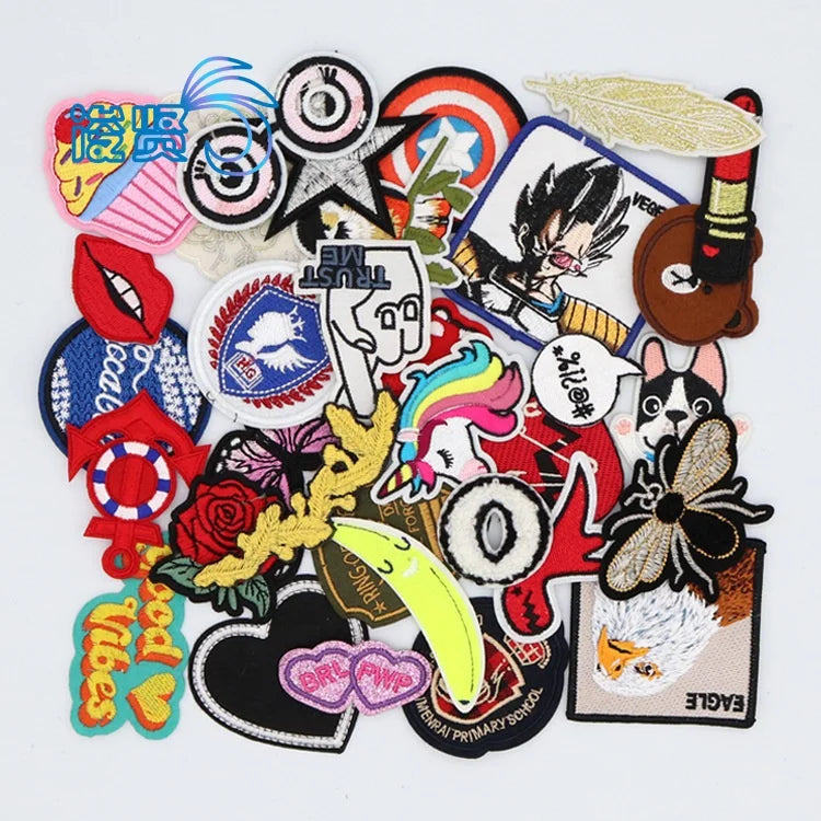 Factory Hot Sale Custom Kinds of Heat Press Logo Badge Embroidery Patches 3d Puff Heat Transfer Patch for Clothing