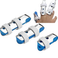 HKJD Silver Adjustable Plastic Finger Fracture Fixation Splint Buckle Closure for Finger Bone Bending Straightening Support