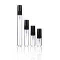 10ML Cosmetic Glass Spray Perfume Bottle clear Black White Sprayer