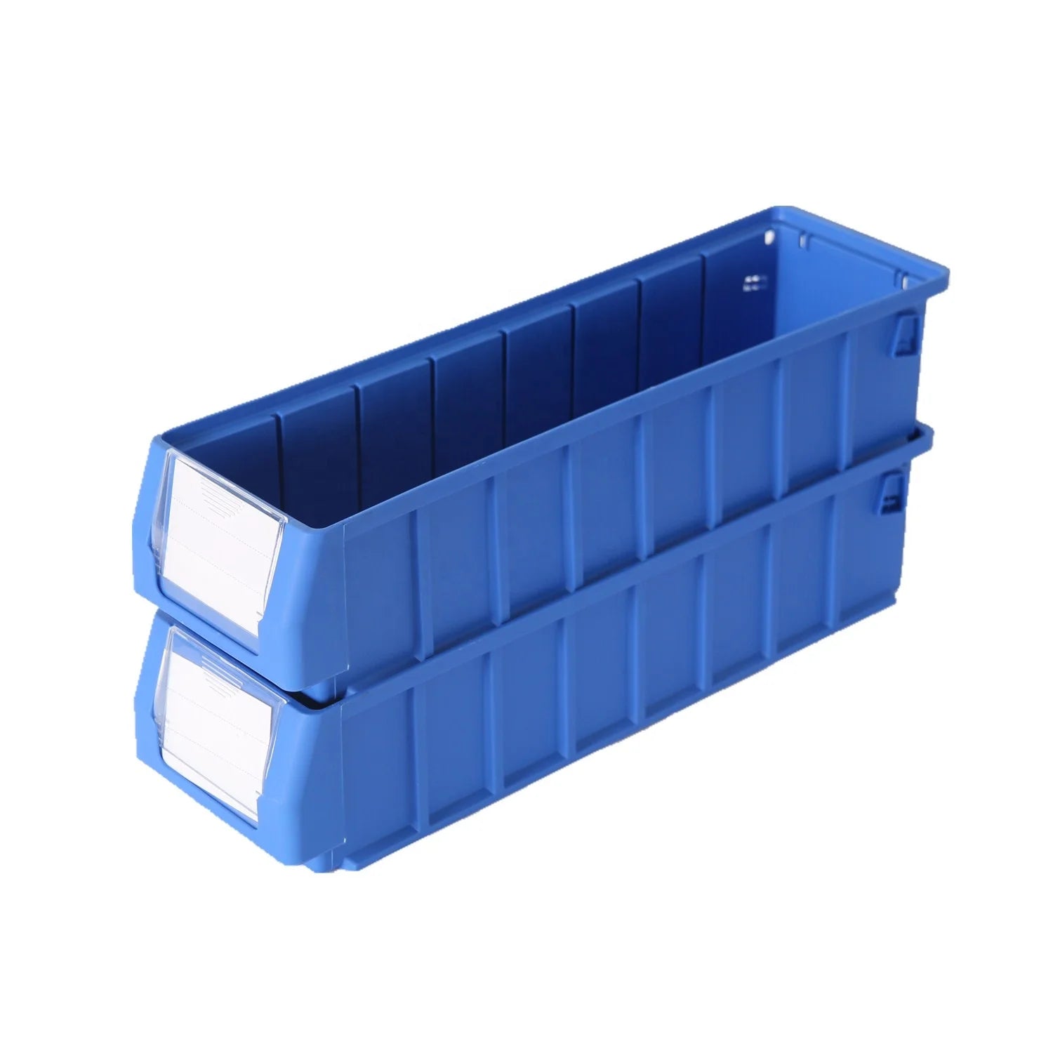 Eco-Friendly Durable PP Plastic Shelf Tray with Dividers for Office Organization 10kg Load Capacity