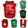 Christmas Dog Clothes Cotton Christmas Pet Clothes Warm Dog Cat Hoodie Costume for Small Medium