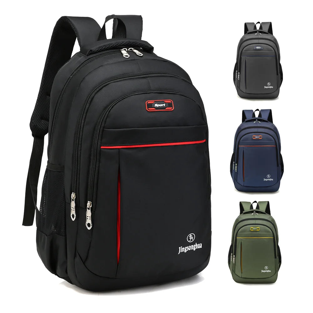 New Custom Design Men Business Rucksack Backpack Waterproof College Student Laptop School Bag Multifunction Travel Bag