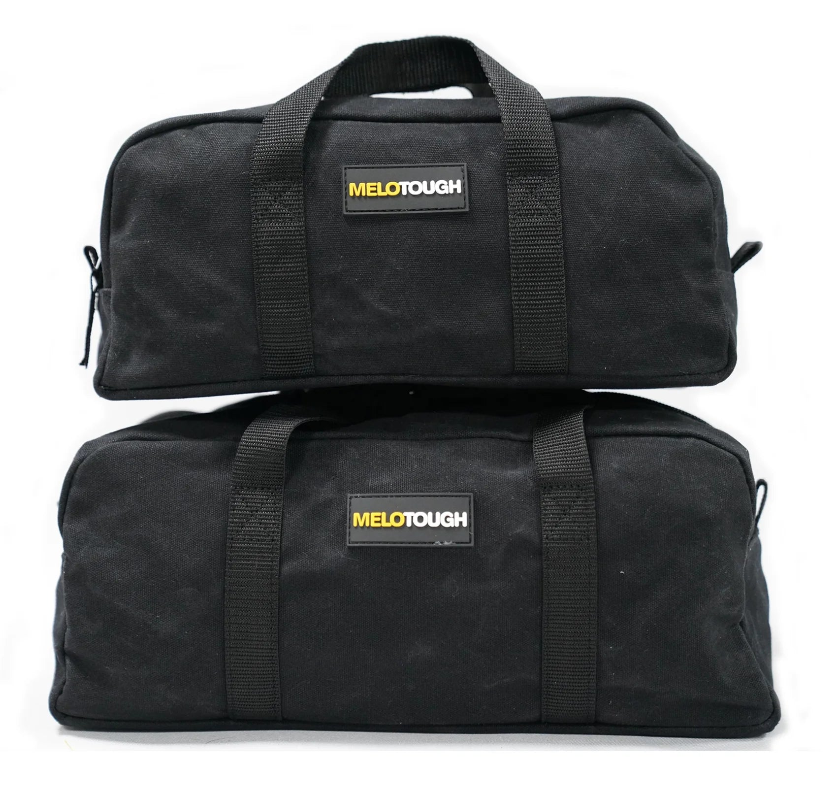 Waxed Canvas Utility Durable Zipper Open Electrician Tool Storage Tote Bag for Electrician Plumbing Gardening