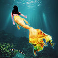 New Style Men's Mermaid Skin Tail Costume Swimsuit Reversible Plus Size Swimwear for Sports Wear